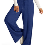 Drawstring Elastic Waist Wide Leg Pants - All Mine Now Clothing