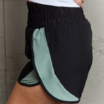 Ninexis Put In Work High Waistband Contrast Detail Active Shorts - All Mine Now Clothing