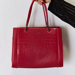 David Jones Texture PU Leather Handbag - All Mine Now Clothing