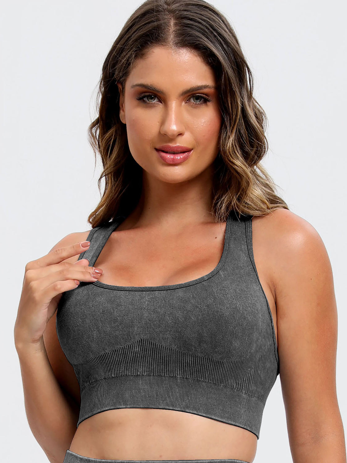 Scoop Neck Wide Strap Top and Shorts Active Set - All Mine Now Clothing