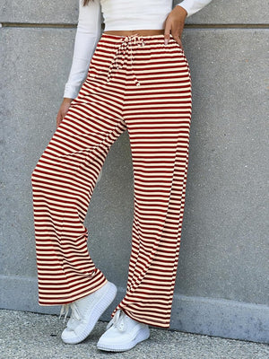 Lovelet Striped Wide Leg Pants - All Mine Now Clothing