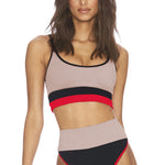 Color Block Spaghetti Strap Two-Piece Swim Set - All Mine Now Clothing