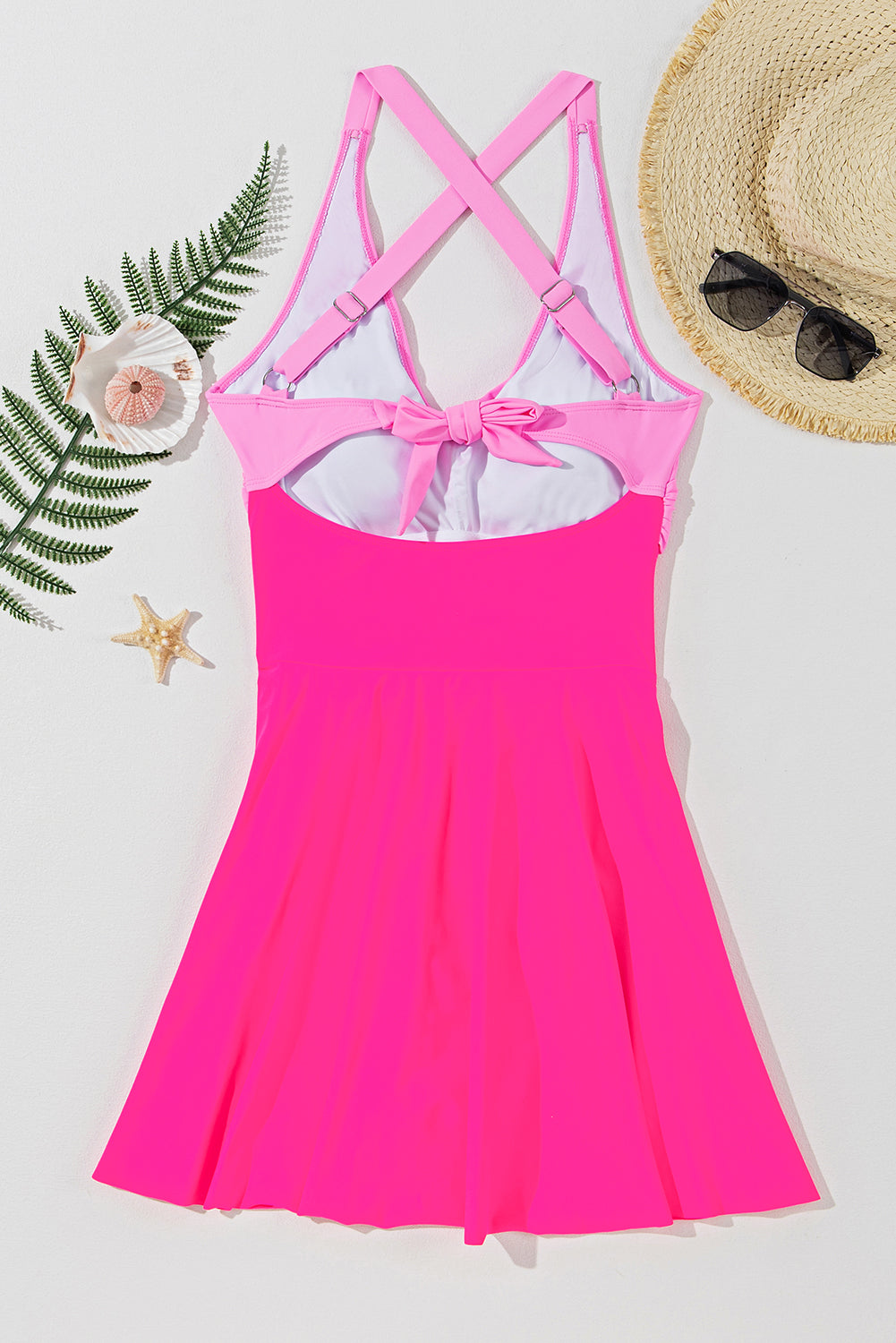 Crisscross V-Neck One-Piece Swimwear - All Mine Now Clothing