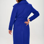 Coalition LA Double-Breasted Longline Coat with Belt - All Mine Now Clothing