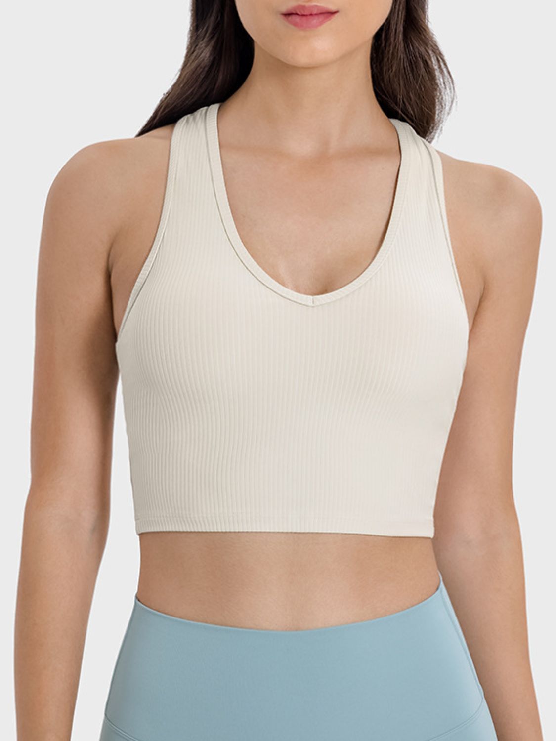 Millennia Scoop Neck Wide Strap Active Tank - All Mine Now Clothing