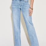 Judy Blue Full Size V Front Waistband Straight Jeans - All Mine Now Clothing