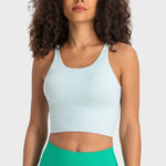 Millennia Crisscross Back Ladder Detail Sports Bra - All Mine Now Clothing