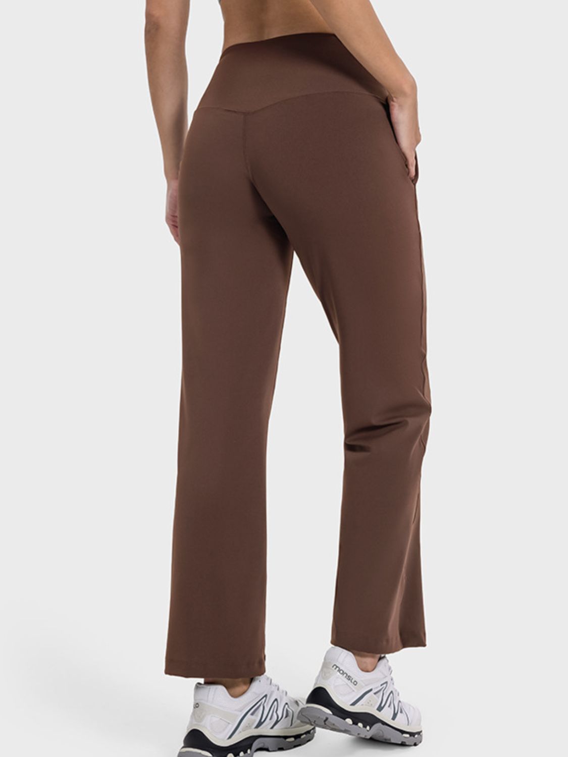 Millennia Pocketed High Waist Active Pants - All Mine Now Clothing