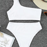 Single Shoulder Bikini Set - All Mine Now Clothing