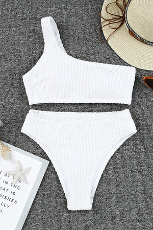 Single Shoulder Bikini Set - All Mine Now Clothing