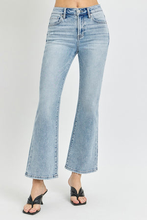 RISEN Full Size High Rise Ankle Flare Jeans - All Mine Now Clothing