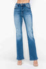 bytos Full Size Distressed High Rise Jeans with Pockets - All Mine Now Clothing