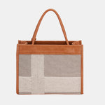 David Jones Striped Contrast Tote Bag - All Mine Now Clothing