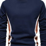 Men's Side Striped Contrast Sweatshirt