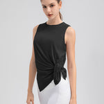 Slit Round Neck Tank - All Mine Now Clothing