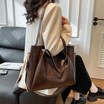 PU Leather Large Tote Bag - All Mine Now Clothing