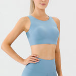 Round Neck Wide Strap Active Bra - All Mine Now Clothing