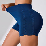 Side Ruched High Rise Active Shorts - All Mine Now Clothing