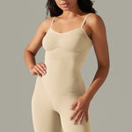 Spaghetti Strap Active Romper - All Mine Now Clothing