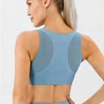 Round Neck Wide Strap Active Bra - All Mine Now Clothing