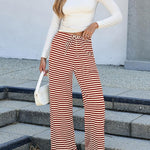 Lovelet Striped Wide Leg Pants - All Mine Now Clothing