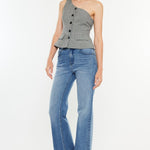 Kancan Ultra High Rise Cat's Whiskers Jeans Trendsi