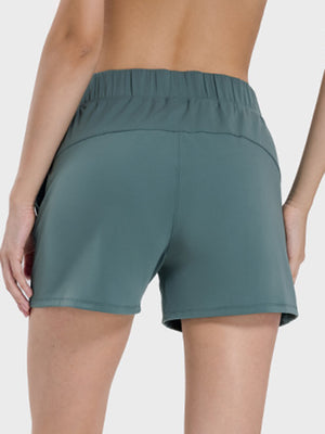 Millennia Elastic Waist Active Shorts - All Mine Now Clothing