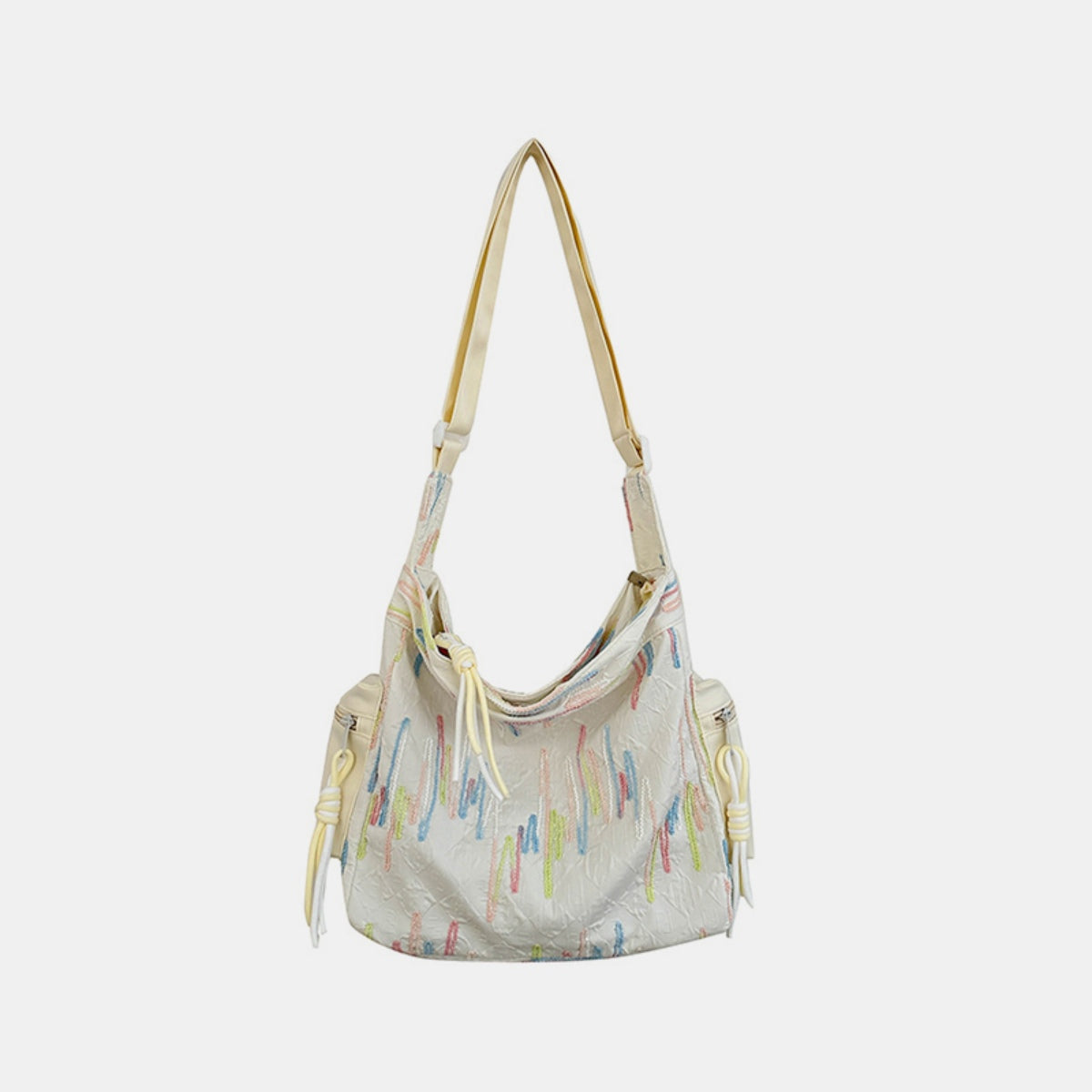 Contrast Texture Shoulder Bag - All Mine Now Clothing