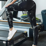 Tie-Dye High Waist Active Leggings - All Mine Now Clothing