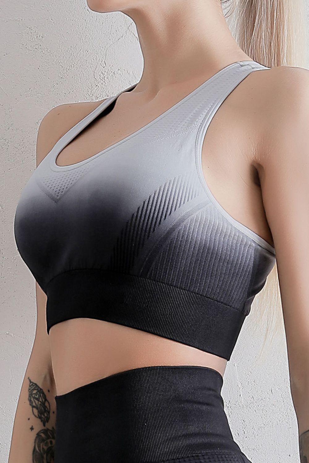 Gradient Racerback Sports Bra - All Mine Now Clothing