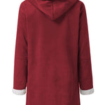 Full Size Pocketed Long Sleeve Hooded Toggle Jacket - All Mine Now Clothing