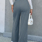 Lovelet Striped Wide Leg Pants - All Mine Now Clothing