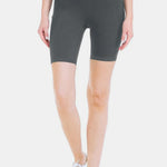 Leggings Depot Full Size High Waist Active Shorts - All Mine Now Clothing