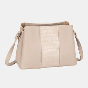 David Jones PU Leather Crossbody Bag - All Mine Now Clothing