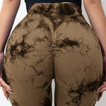 Tie-Dye High Waist Active Leggings - All Mine Now Clothing