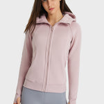 Millennia Zip Up Seam Detail Hooded Sports Jacket - All Mine Now Clothing