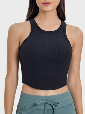 Millennia Round Neck Racerback Active Tank - All Mine Now Clothing