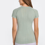 Millennia Round Neck Short Sleeve Active T-Shirt - All Mine Now Clothing