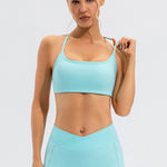 Crisscross Spaghetti Strap Active Cami - All Mine Now Clothing