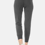 Leggings Depot Wide Waistband Slim Active Joggers - All Mine Now Clothing