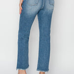 RISEN High Rise Slim Straight Jeans - All Mine Now Clothing