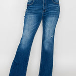 bytos Full Size High Rise Bootcut Jeans with Pockets - All Mine Now Clothing