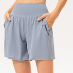 Pocketed Elastic Waist Active Shorts - All Mine Now Clothing