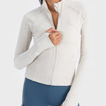 Millennia Zip-Up Long Sleeve Sports Jacket - All Mine Now Clothing