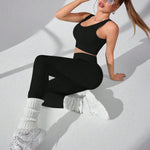 Scoop Neck Wide Strap Top and Pants Active Set - All Mine Now Clothing