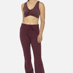 Mono B Drawstring Flared Pants - All Mine Now Clothing