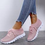 Breathable Mesh Lace Up Sneakers - All Mine Now Clothing