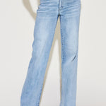 Judy Blue Full Size V Front Waistband Straight Jeans - All Mine Now Clothing