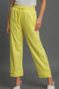 Umgee Drawstring Elastic Waist Wide Leg Pants - All Mine Now Clothing