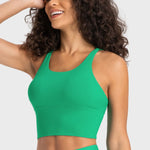 Millennia Crisscross Back Ladder Detail Sports Bra - All Mine Now Clothing